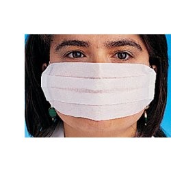 Farmacare Mascherina Facciale Bianca Di Carta Di Riso A 2 Veli Con Elastici 100 Pezzi