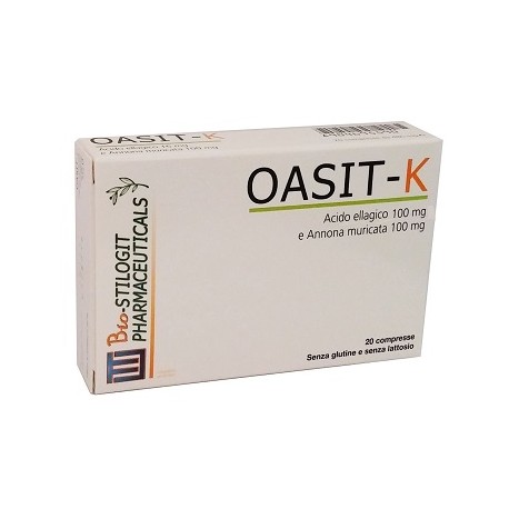 Bio Stilogit Pharmaceutic. Oasit-k 20 Compresse 750 Mg
