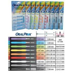 Ids Oralprox Blister Da 6 Spazzolini Interdentali Misura 5 Colore Rosso