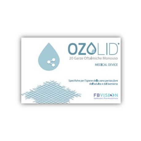 Fb Vision Garza Ozolid Oftalmica Tessuto Non Tessuto 20 Pezzi Monouso