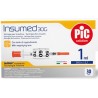 Pikdare Siringa Insulina Pic Insumed 1 Ml 100 Ui Ago Gauge 30 12,7 Mm Senza Spazio Morto 30 Pezzi