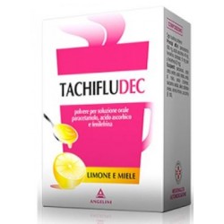 Tachifludec Granulato 16 Bustine Limone/Miele 600 mg + 40 mg + 10 mg