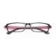 Mast Industria Italiana Occhiale Da Lettura Premontato Twins Silver Light Nero/rosso +2,50