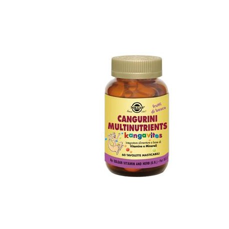CANGURINI MULTINUTRIENTS FRUTTI BOSCO 60 COMPRESSE