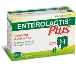 Enterolactisd Plus 24 miliardi di fermenti Lattici 10 bustine