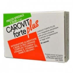 Carovit Forte Plus Integratore per Abbronzatura 30 capsule