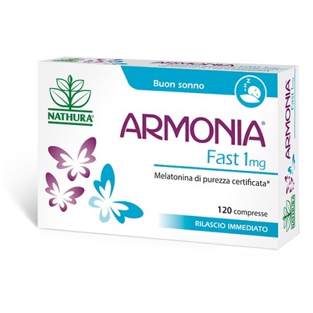 Nathura A Socio Unico Armonia Fast 1 Mg Melatonina 120 Compresse