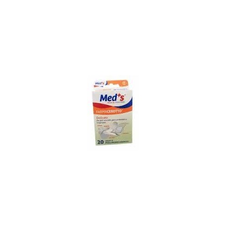Farmac-zabban Cerotto Meds Strips Delicato Tessuto Non Tessuto Assortiti 20 Pezzi