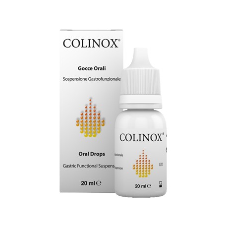 D. M. G. Italia Colinox Sospensione Gastrofunzionale Gocce Orosolubili Trattamento Meteorismo Aerofagia Coliche Gassose 20 Ml