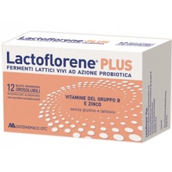 Lactoflorene Plus 12 Bustine Monodose Integratore Fermenti Lattici